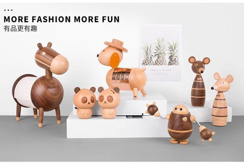 湯河店創(chuàng)意禮品家居 歐式紳士狗木制日歷與通訊設(shè)備的完美融合